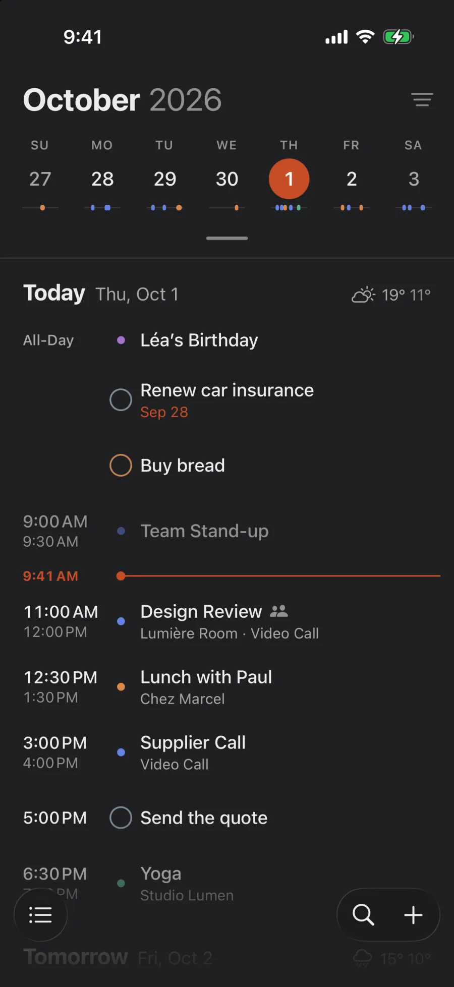 The agenda on Graphite.